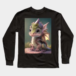 Adorable baby dragon Long Sleeve T-Shirt